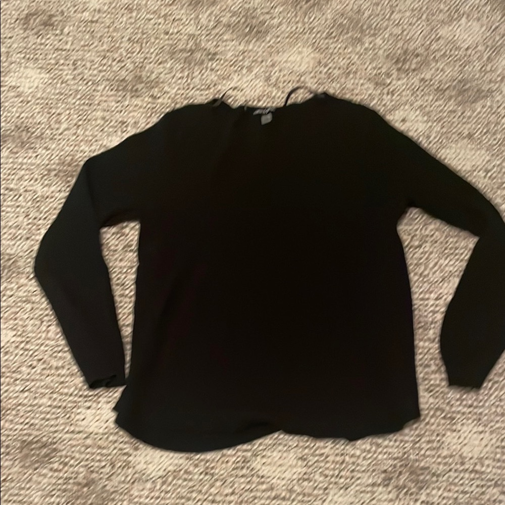Cable & Gauge Black Crew Neck Sweatshirt